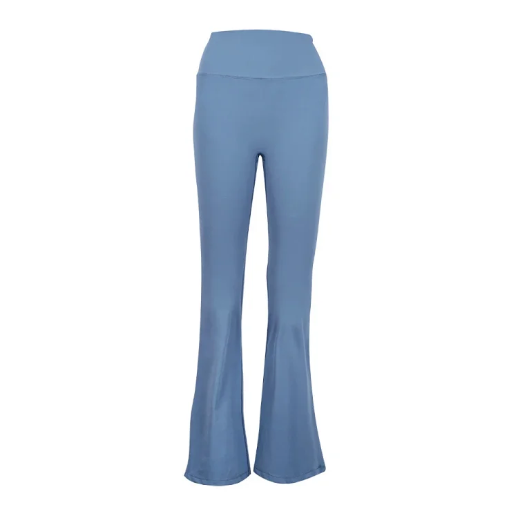 Slimming bell-bottoms, fitness wide-leg pants, high-waisted yoga, Pilates, butt lift, original naked feel *No quality issues, no returns without reason