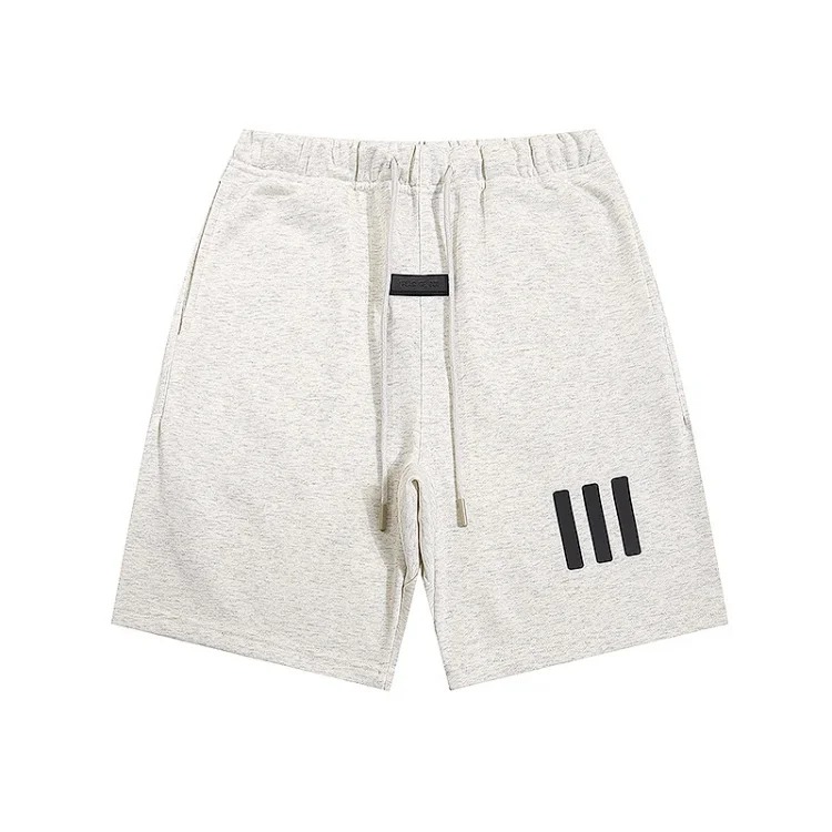 Multi-line shorts ES cotton sports shorts casual five-quarter pants street fashion loose