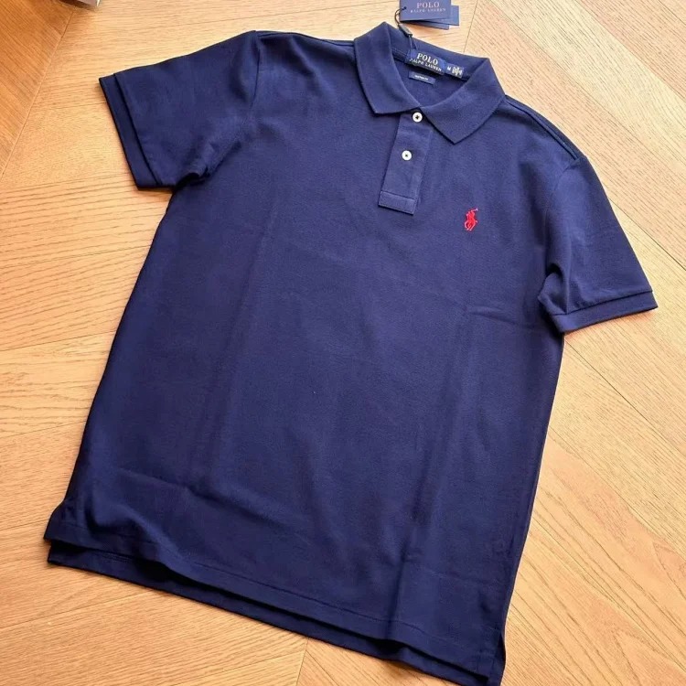 Ralph Lauren pony embroidered short-sleeved POLO shirt for men and women
