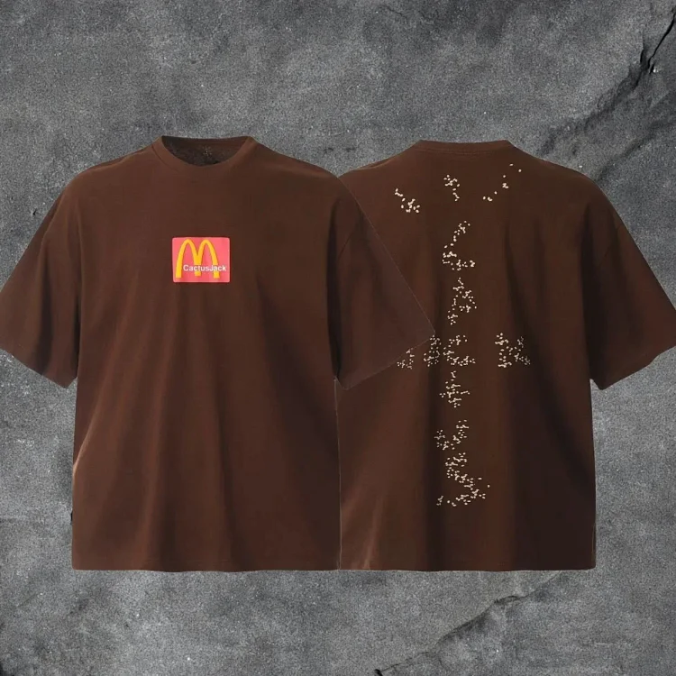 travis scott short-sleeved utopia ts joint utopia limited edition american high street t-shirt