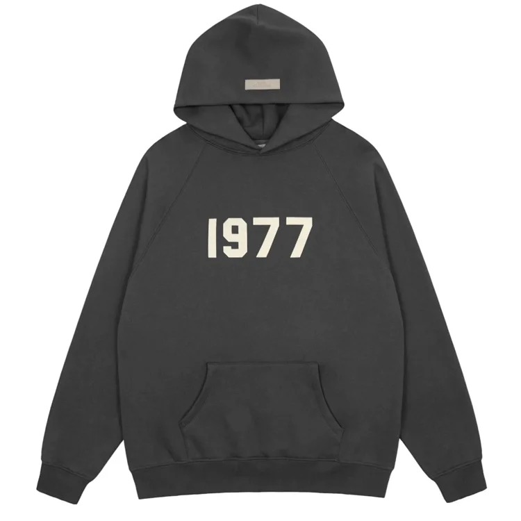 Trendy brand hooded sweatshirt plus velvet spring and autumn couple's coat