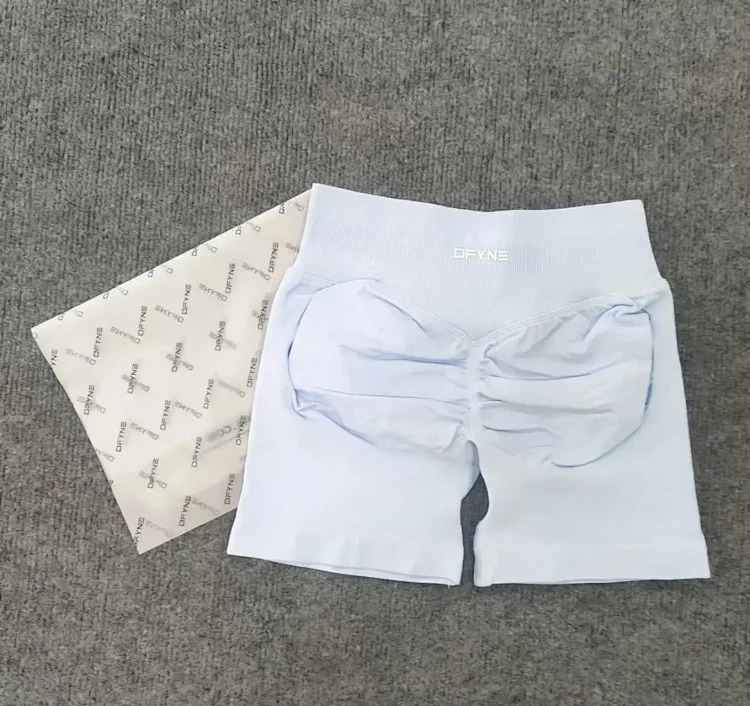 DFYNE (full Color Original Label) Amazon's Popular Three-section Waist Sports Running Fitness High-waist Shorts
