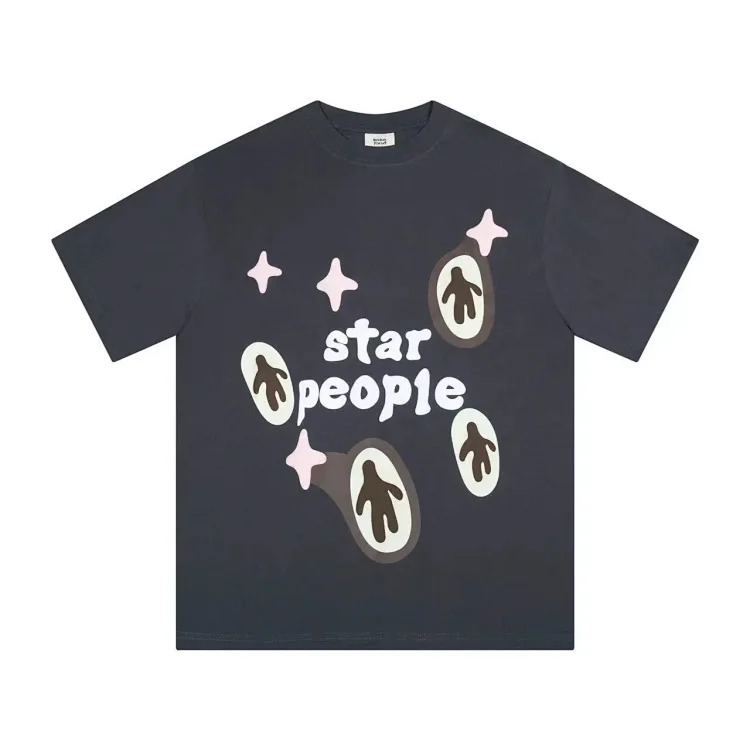 BROKEN PLANET Broken Planet American Foam Short-sleeved Loose Versatile T-shirt
