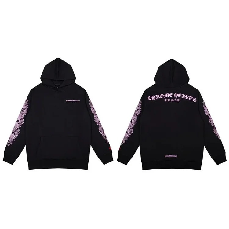 CH cross hooded sweatshirt is versatile and fashionable