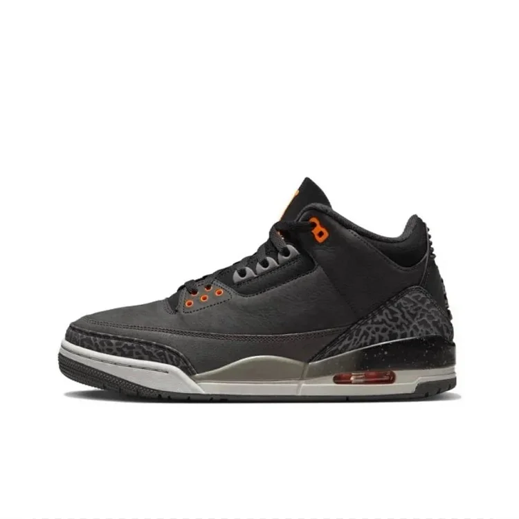 Jordan AJ3 Mid-range Hiroshi Fujiwara Black and White Cardinal White Wine Red White Cement