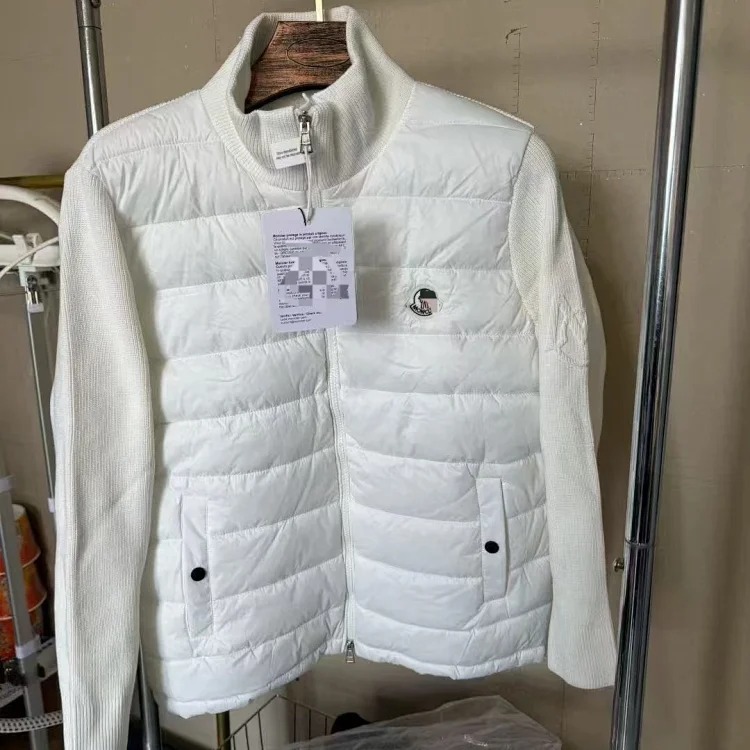 Classic knitted patchwork singles, fashionable inner layers, and matching cotton jackets for men and women