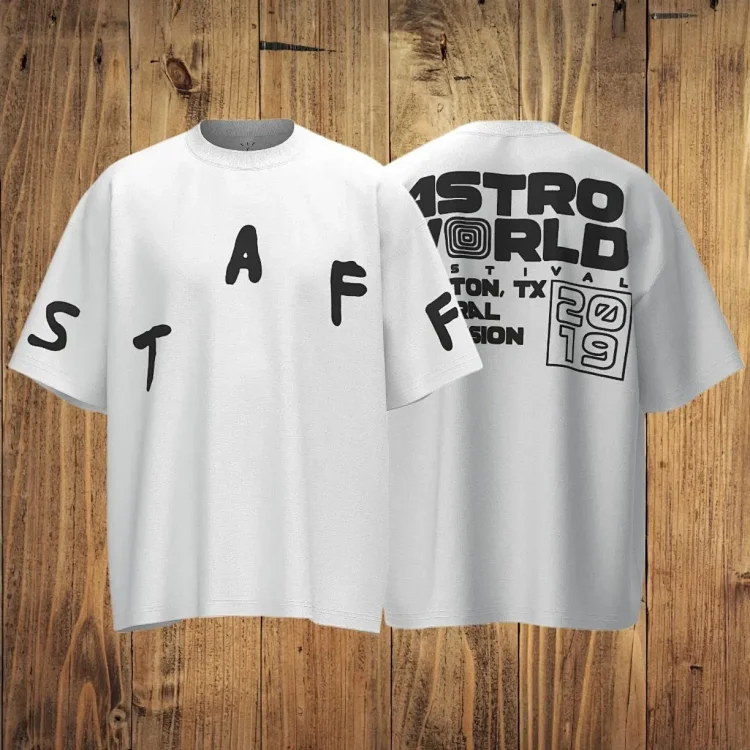TRAVIS SCOTT American street short-sleeved 24ss new album peripheral VINTAGE niche trendy brand retro T-shirt