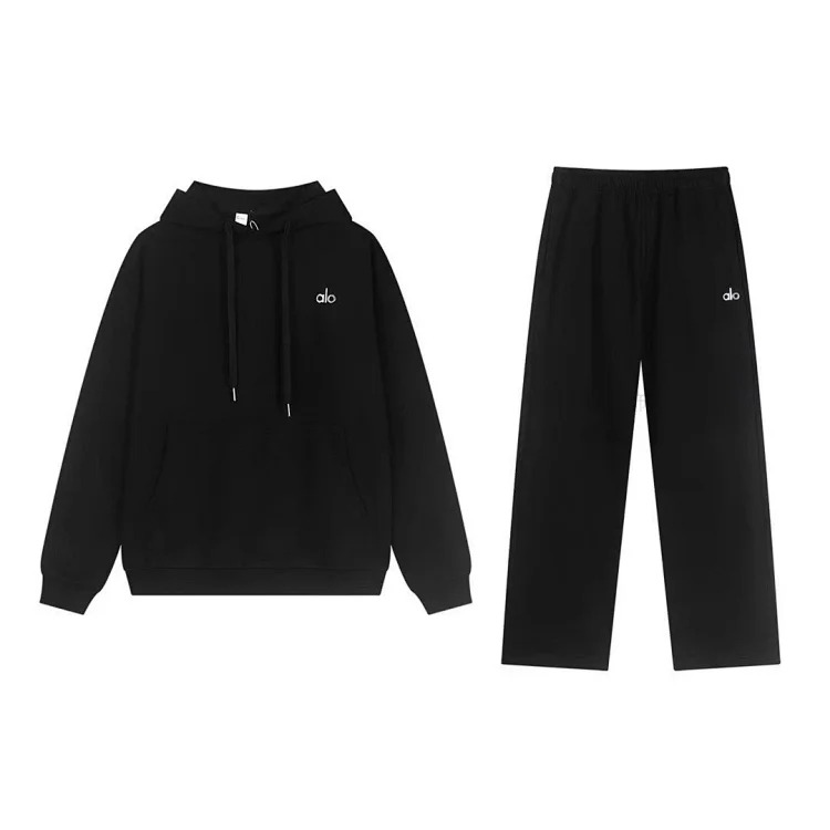 Autumn and winter American sports hooded sweatshirt headband loose sweatshirt suit