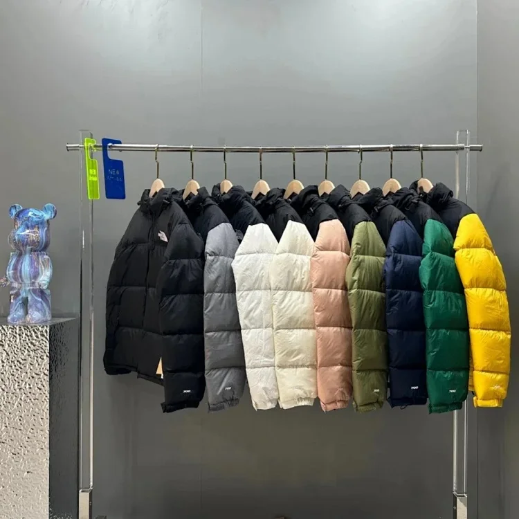 American Version 1996 Down Jacket Classic Splicing Down Jacket Warm Jacket Couple Style