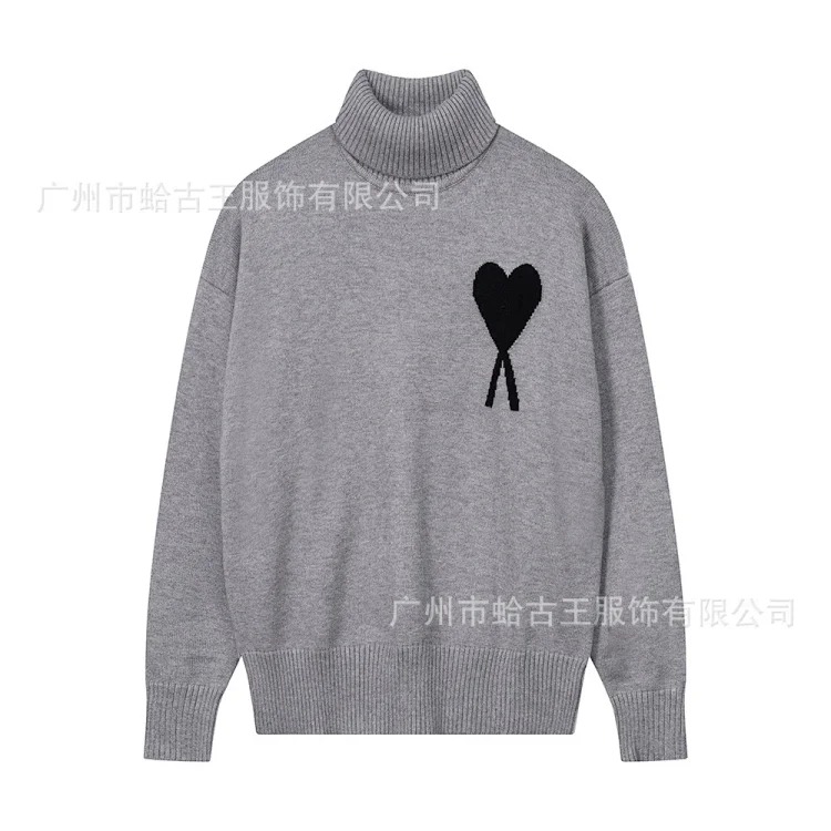 Love sweater for men and women striped youth heart casual pullover sweater