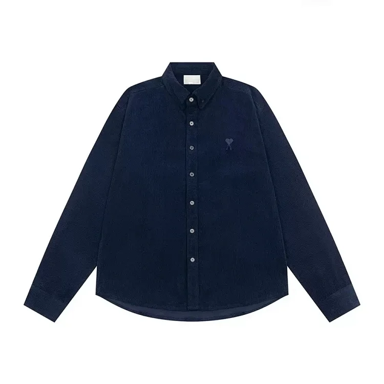 Love embroidered cotton shirt for men and women