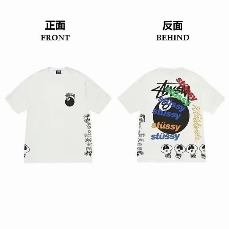 stussy short sleeve T-shirt collection