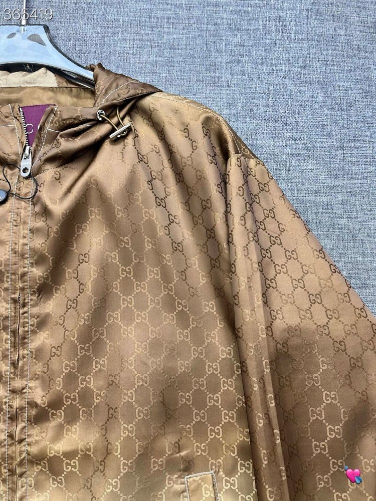 GUCCI 2026 new men's fashionable casual hooded Jacket