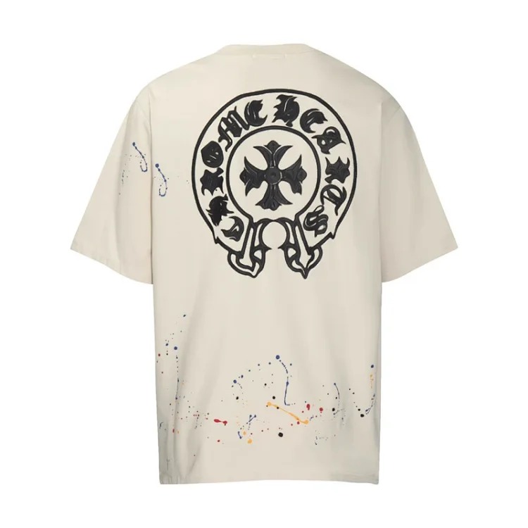 CH summer European and American street hip-hop short-sleeved series for men and women