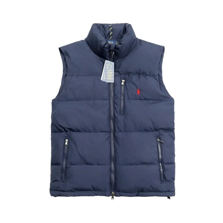 Ralph Lauren 2024ss classic water-proof down vest-original tag washed label
