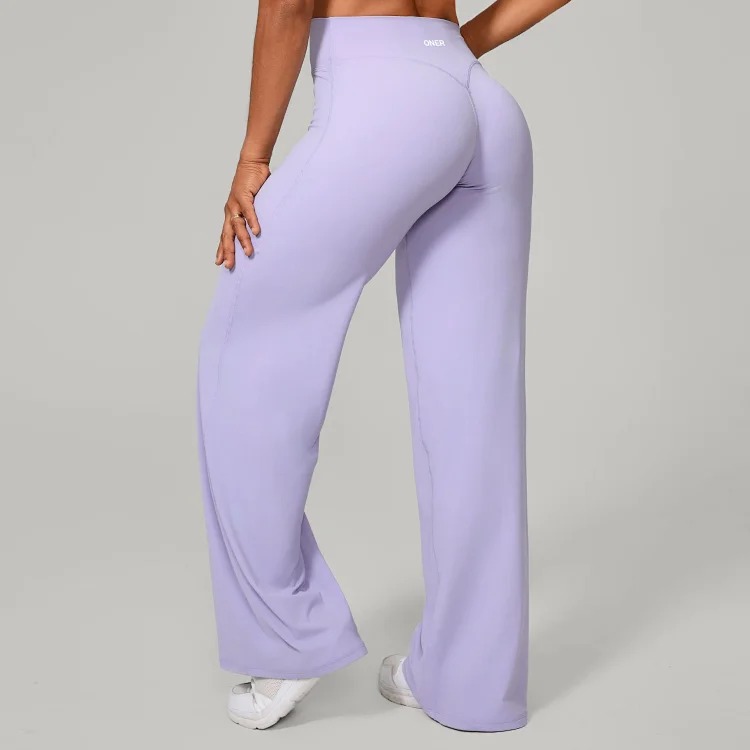 Oner Active Straight, Loose and Soft Oner Running Pilates Fitness Straight High-waisted Trousers Yoga Wide-leg Pants