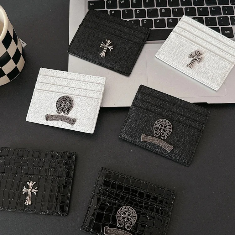 Card holder style Unisex leather case ID bag multi-position card holder
