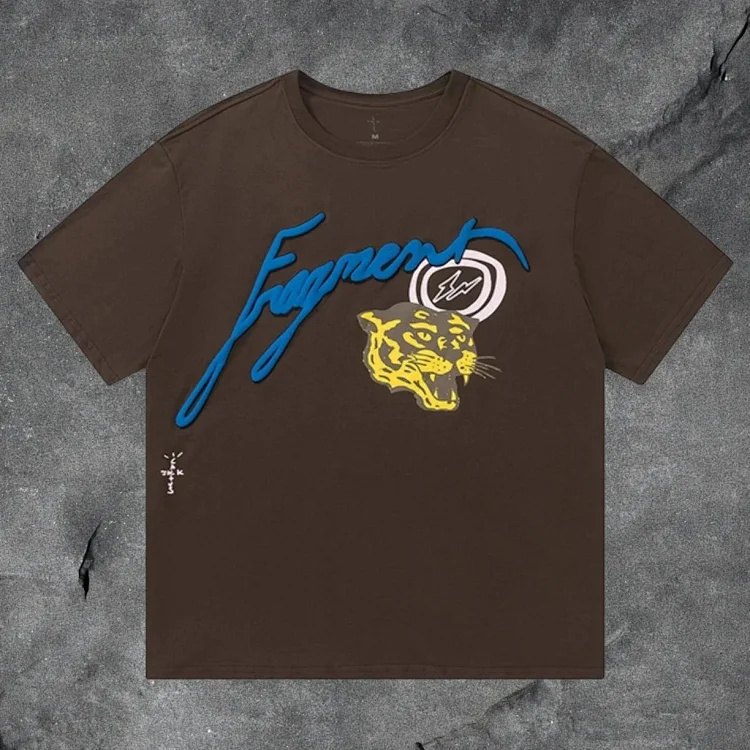 travis scott short-sleeved utopia ts joint utopia limited edition american high street t-shirt