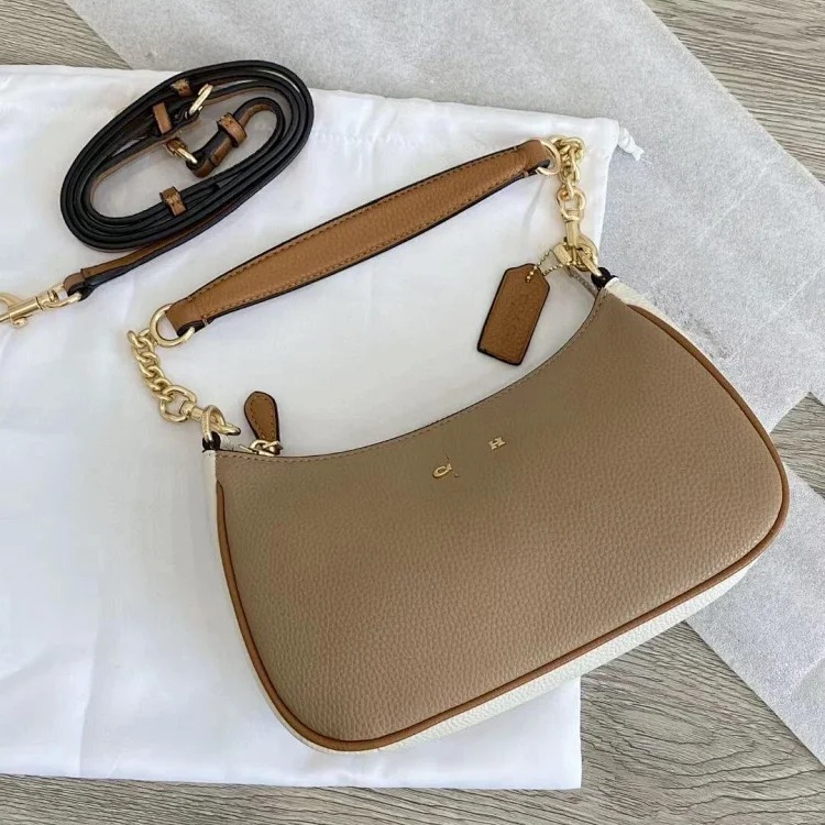 Louis Vuitton Bags Versatile High Bag Mahjong Women's Handbag Underarm Fashionable Crossbody Version Crescent Old
