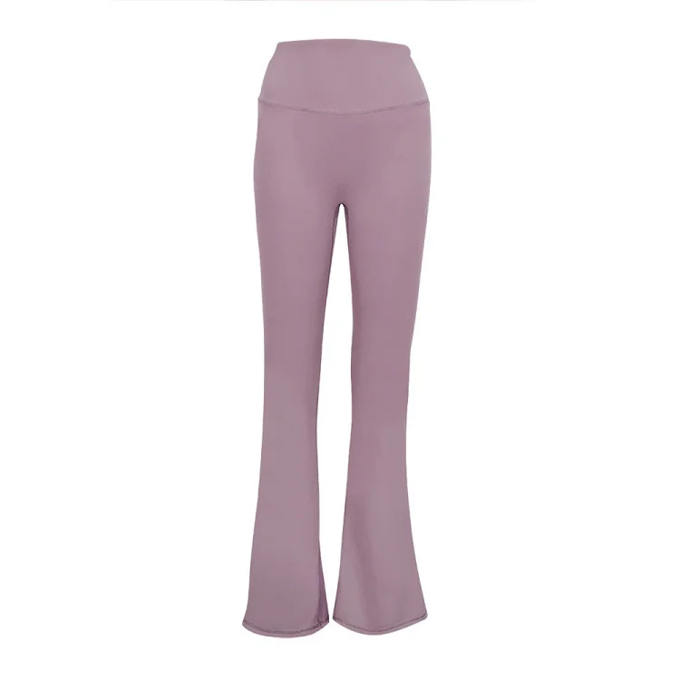 Slimming bell-bottoms, fitness wide-leg pants, high-waisted yoga, Pilates, butt lift, original naked feel *No quality issues, no returns without reason