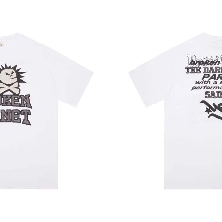 BROKEN PLANET Broken Planet American Foam Short-sleeved Loose Versatile T-shirt