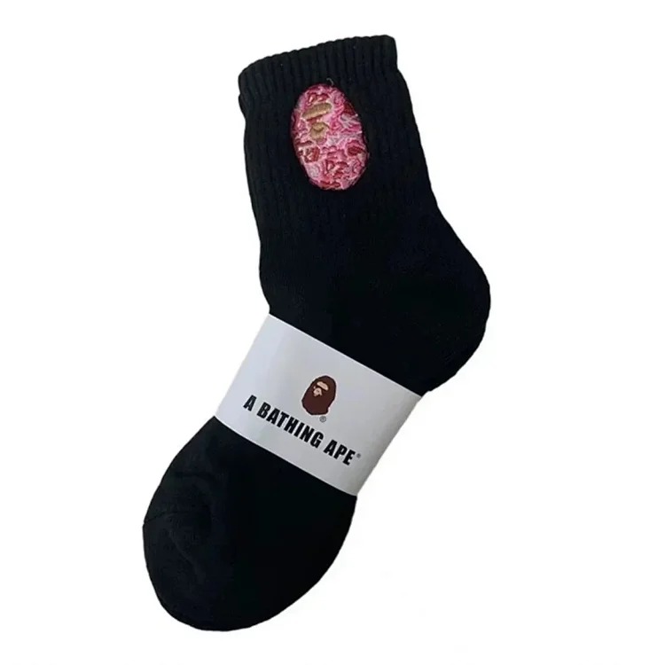 Towel Socks Japanese Trendy Socks High-tube Cotton Socks Sweat-absorbent White Socks Solid Color