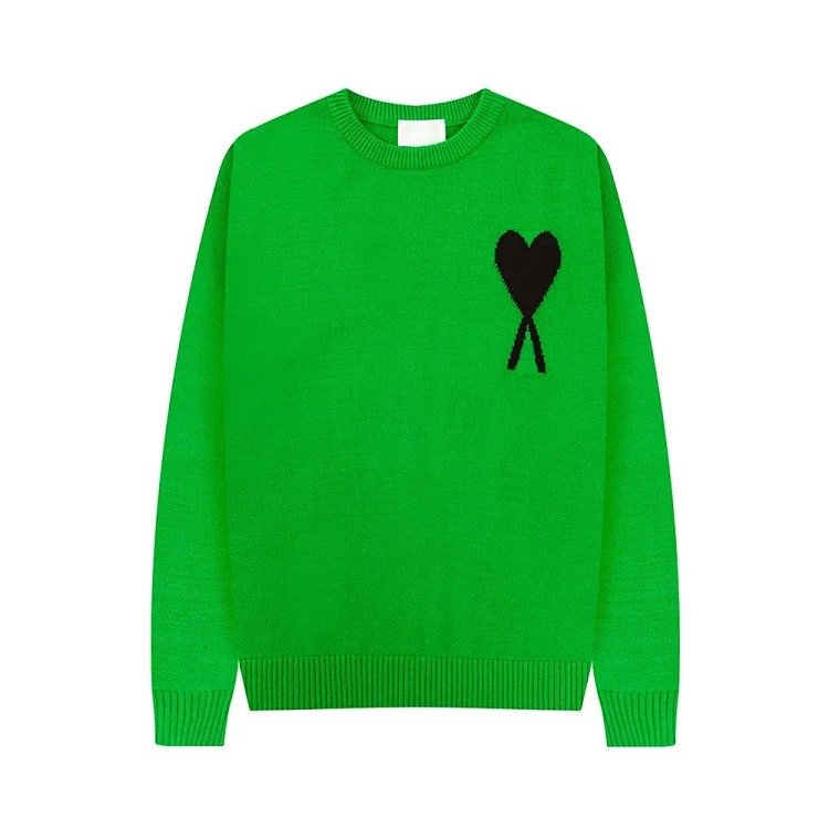 Love sweater for men and women striped youth heart casual pullover sweater