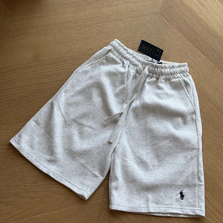 Cotton shorts, casual 50-point beach pants, casual retro pony embroidery