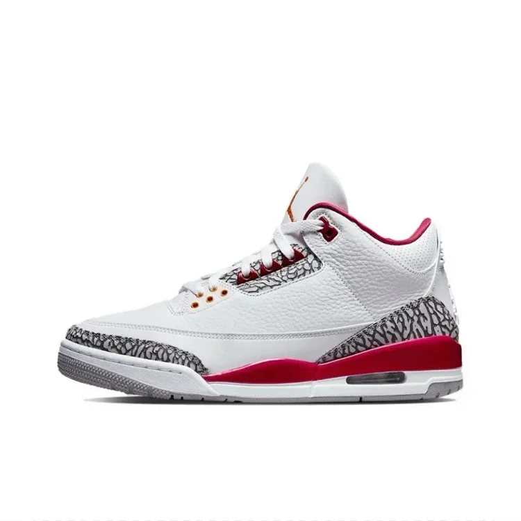 Jordan AJ3 Mid-range Hiroshi Fujiwara Black and White Cardinal White Wine Red White Cement