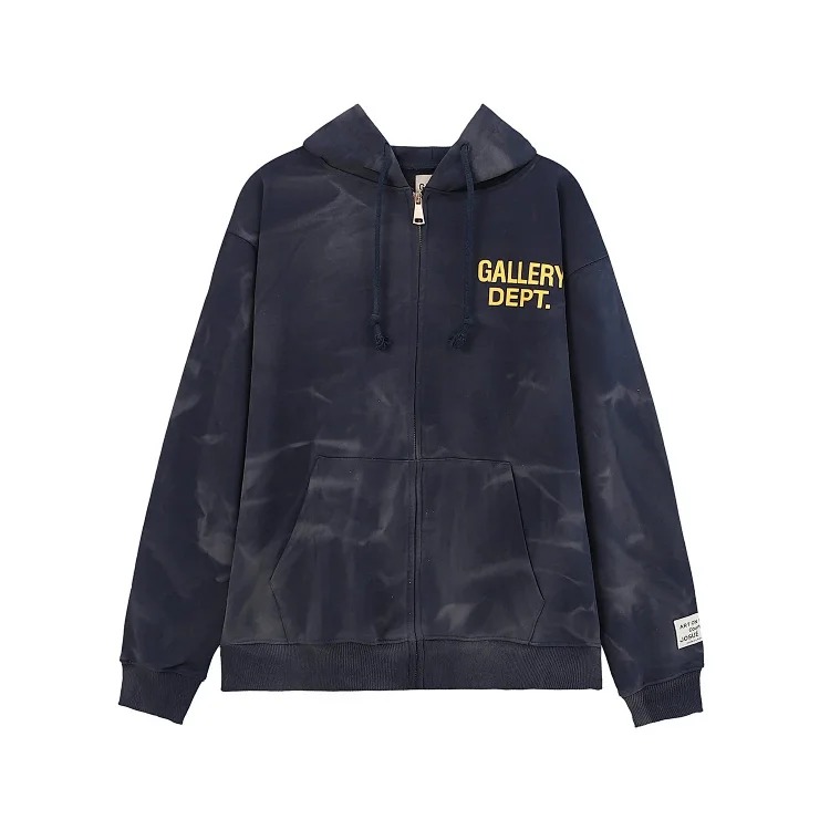 Distressed brain print casual loose hooded sweatshirt for men and women