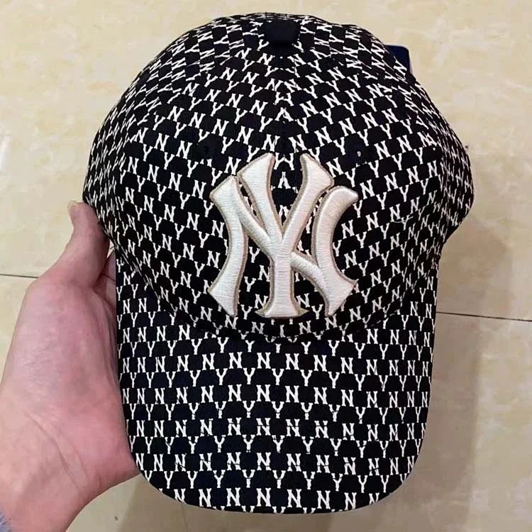 Baseball hat Korean Yankees NY men's and women's adjustable couple LA hard top all-match sunvisor peaked cap