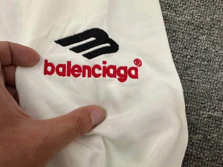 Balenciaga Embroidered Printed T-shirt