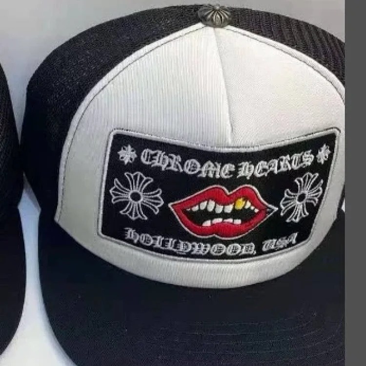 CH hat Sanskrit embroidered peaked cap couple style