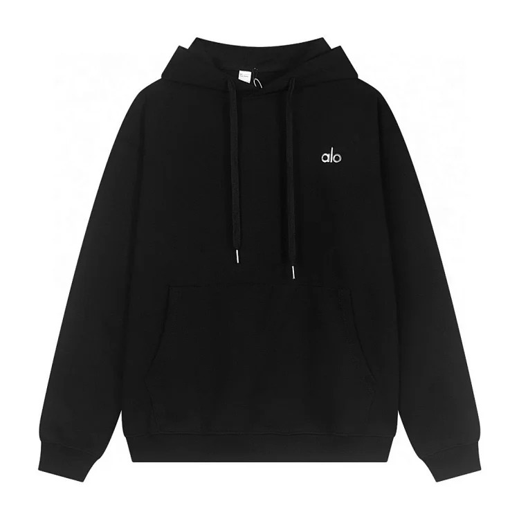 Heavyweight round neck hooded sweatshirt suit loose warm shirt zipper casual jacket for men and women