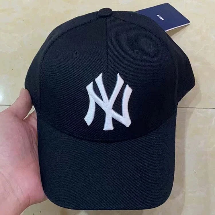 Baseball hat Korean Yankees NY men's and women's adjustable couple LA hard top all-match sunvisor peaked cap