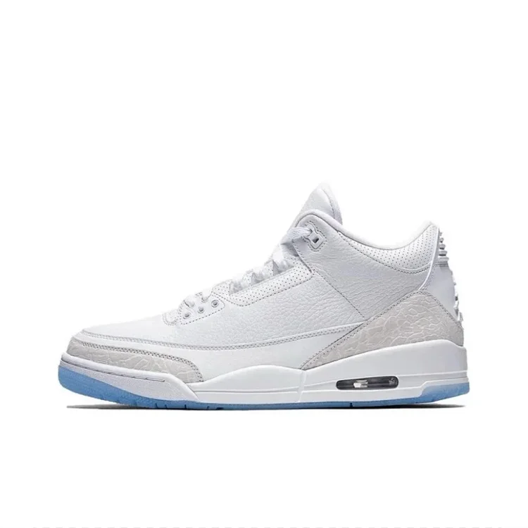 Jordan AJ3 Mid-range Hiroshi Fujiwara Black and White Cardinal White Wine Red White Cement