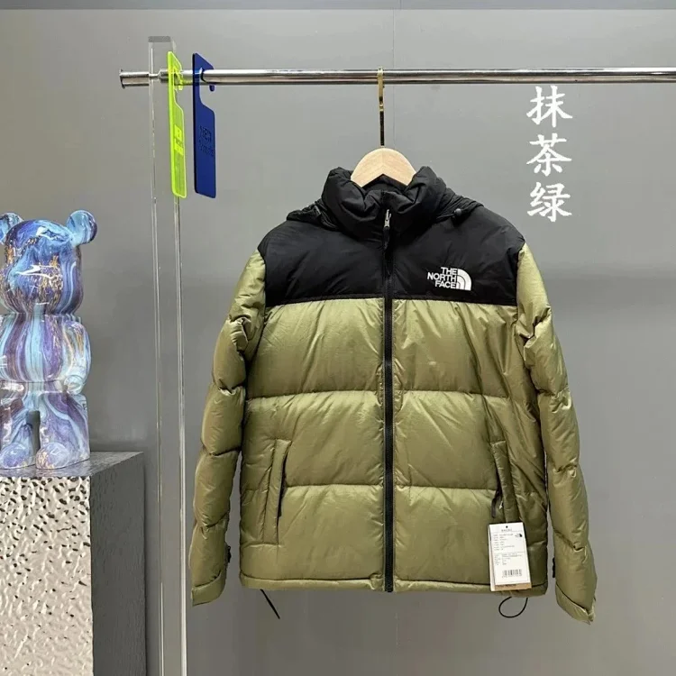 American Version 1996 Down Jacket Classic Splicing Down Jacket Warm Jacket Couple Style