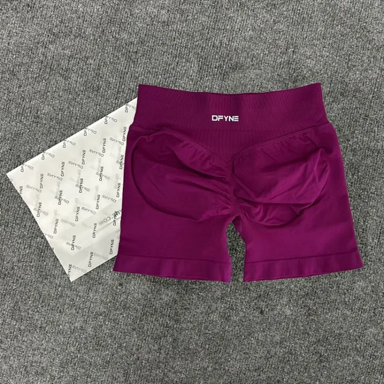 DFYNE (full Color Original Label) Amazon's Popular Three-section Waist Sports Running Fitness High-waist Shorts