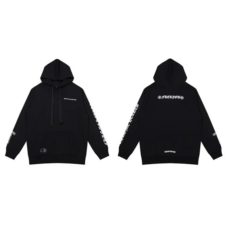 CH cross hooded sweatshirt is versatile and fashionable
