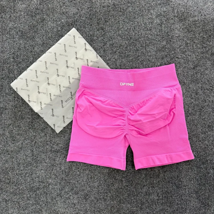 DFYNE (full Color Original Label) Amazon's Popular Three-section Waist Sports Running Fitness High-waist Shorts