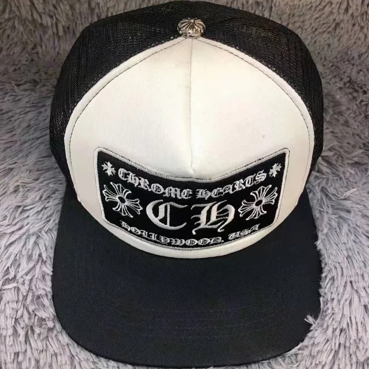 CH hat Sanskrit embroidered peaked cap couple style