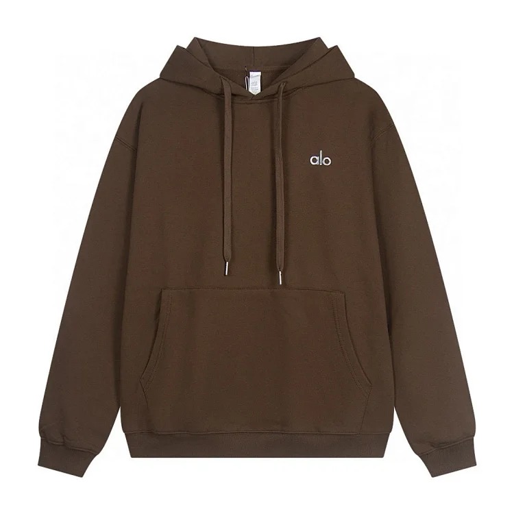 Heavyweight round neck hooded sweatshirt suit loose warm shirt zipper casual jacket for men and women