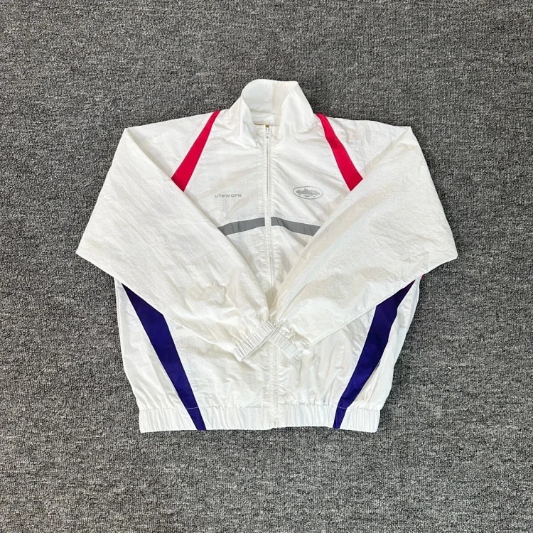 Wind stand collar color-blocked windbreakers for men and women, casual sports suits, jackets, trendy jackets