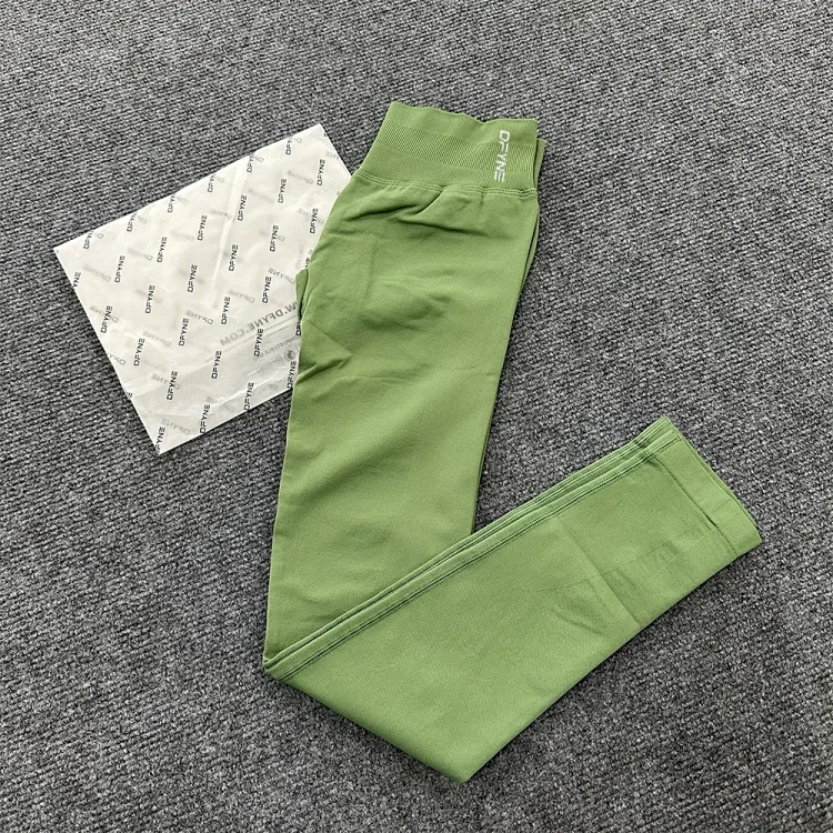 DFYNE full-color original standard popular European and American high-elastic yoga fitness running high-waist hip-lifting tight yoga pants *No quality problems and no return without reason