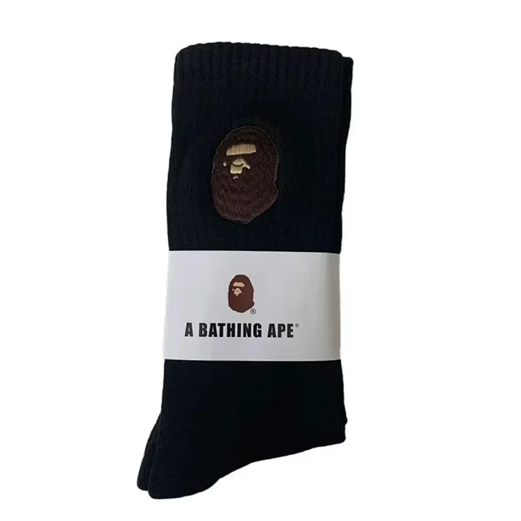 Towel Socks Japanese Trendy Socks High-tube Cotton Socks Sweat-absorbent White Socks Solid Color