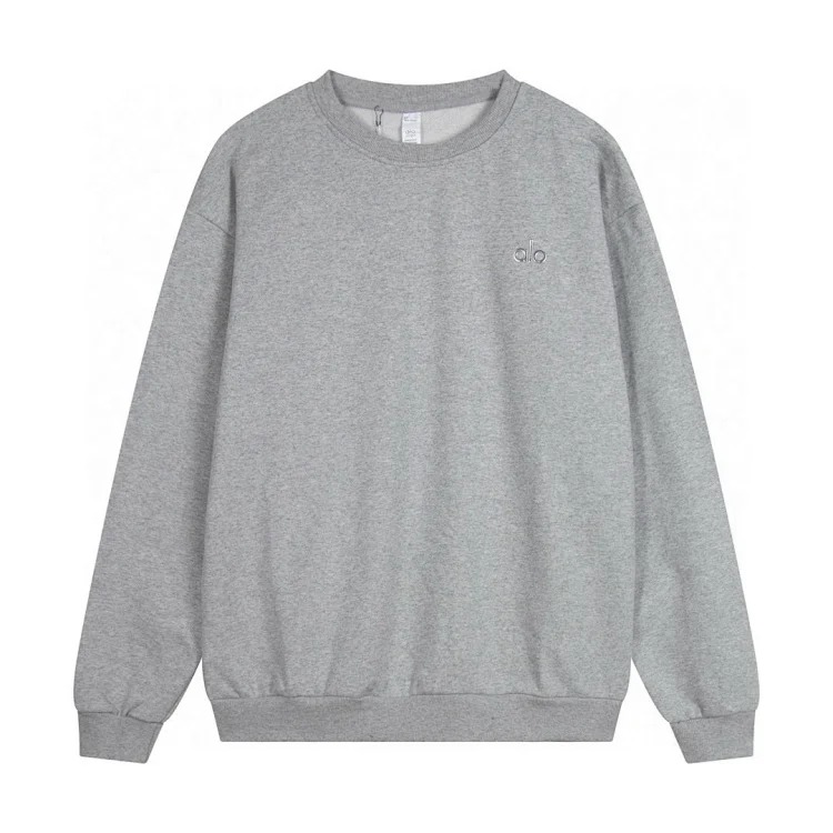 Heavyweight round neck hooded sweatshirt suit loose warm shirt zipper casual jacket for men and women