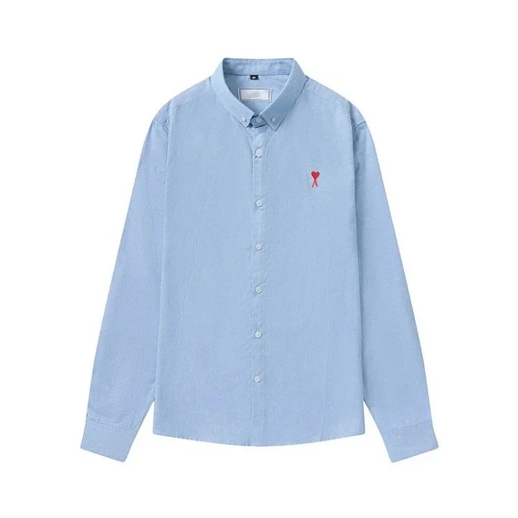 Love embroidered cotton shirt for men and women