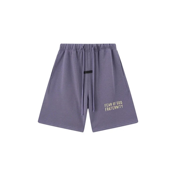 Multi-line shorts ES cotton sports shorts casual five-quarter pants street fashion loose