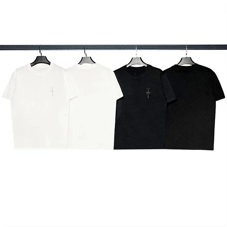 Fear of God Travis Scott Solid Color American Loose Casual Short-sleeved FOG Trendy T-shirt