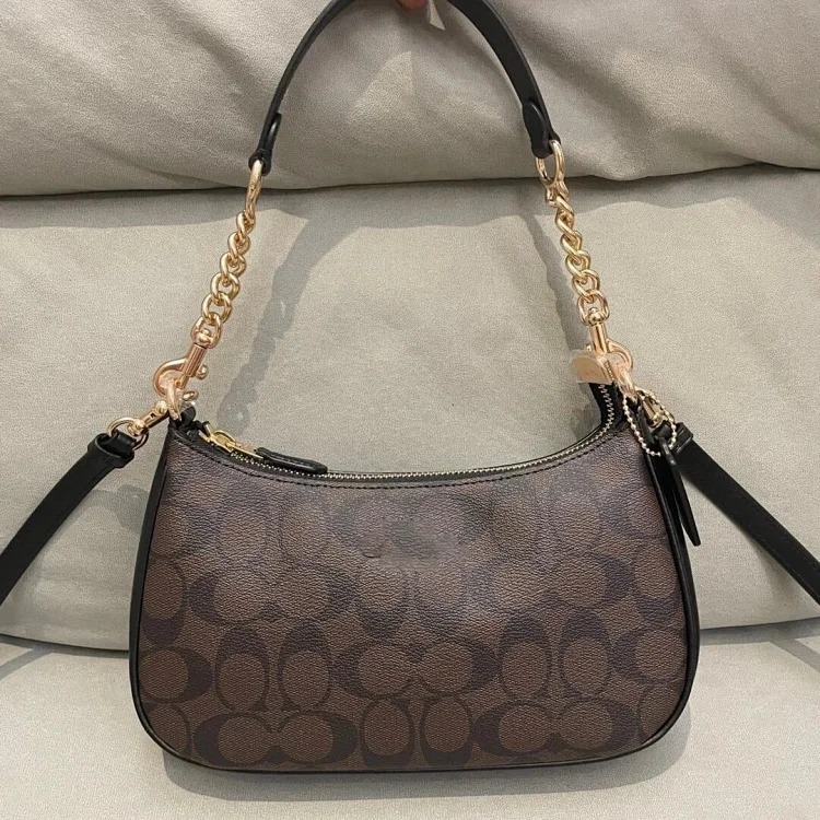 Louis Vuitton Bags Versatile High Bag Mahjong Women's Handbag Underarm Fashionable Crossbody Version Crescent Old